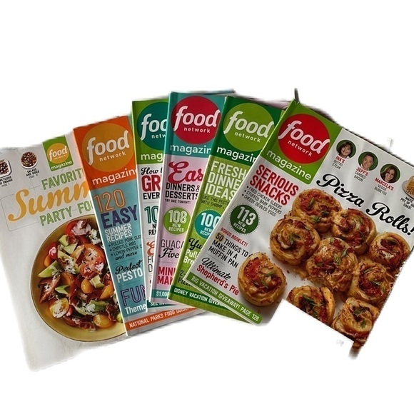 5 food network magazines + summer party food extra - Picture 1 of 4